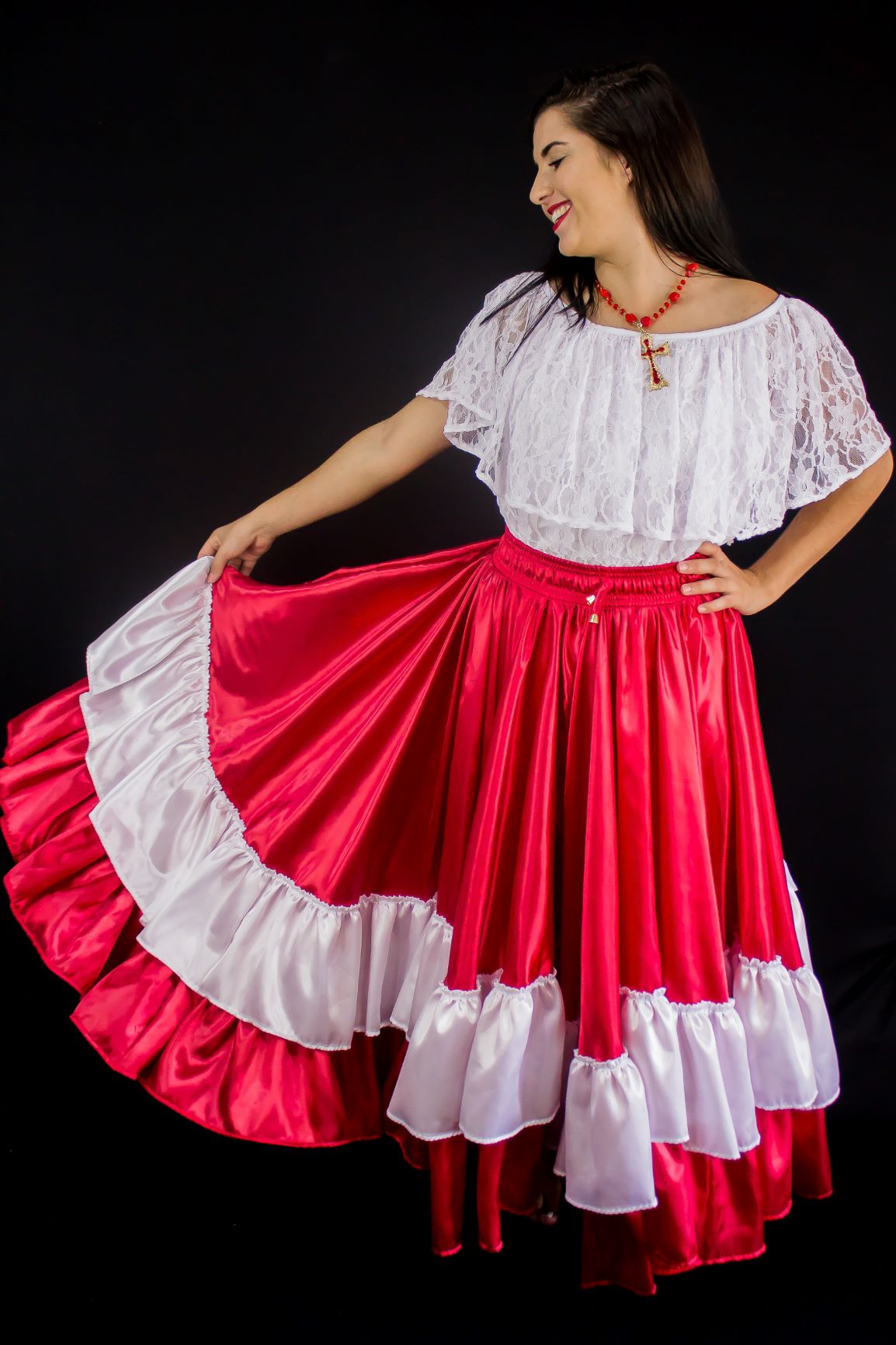 saia de gira branca